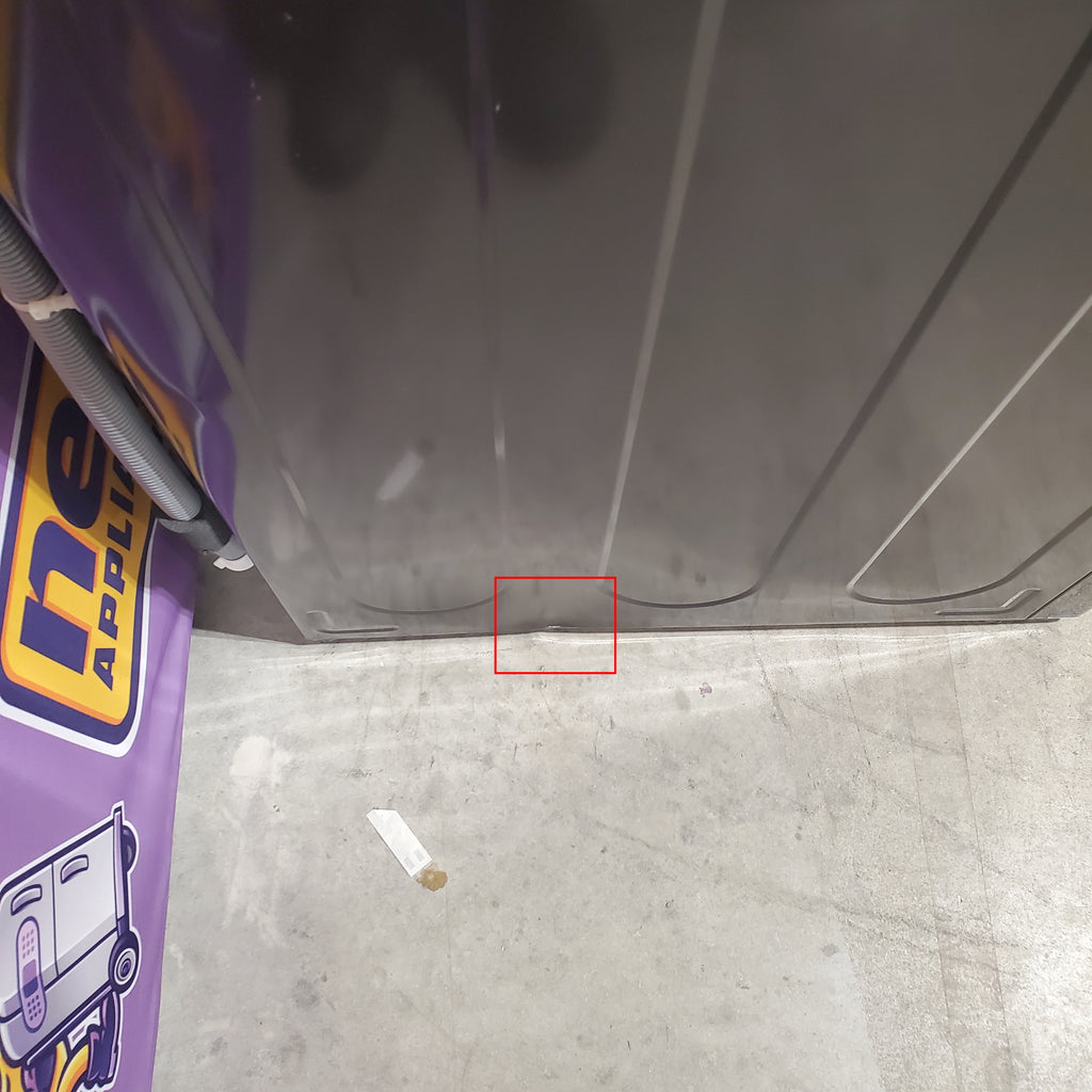 LG Single Unit Front Load WashTower™ with Center Control® 5.0 cu.ft. Washer and 7.4 cu.ft. Electric Dryer in Black Steel 5SD274 - WKEX300HBA - Scratch & Dent (Minor)