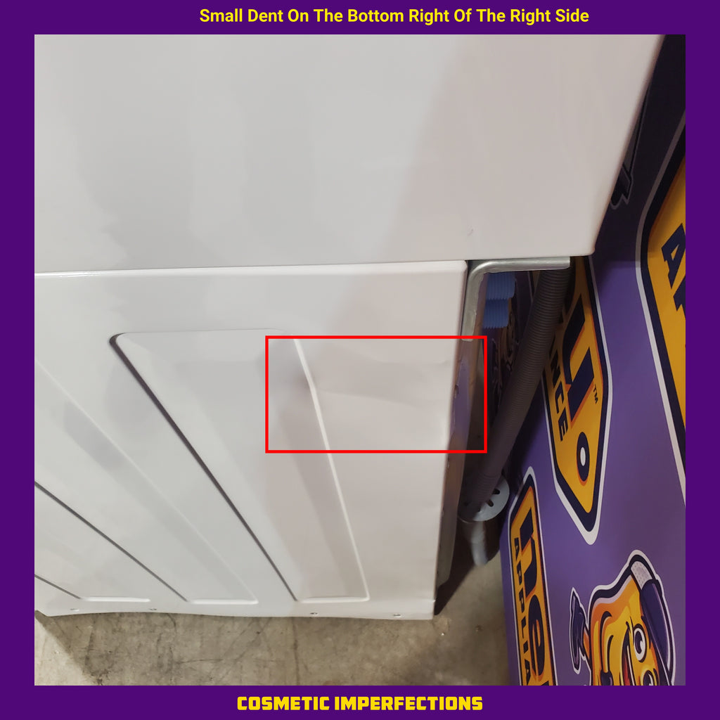 Pictures of Frigidaire Electric Washer/Dryer Laundry Center - 3.9 Cu. Ft Washer and 5.5 Cu. Ft. Dryer FLCE7522AW - Scratch & Dent (Minor) - Neu Appliance Outlet - Discount Appliance Outlet in Austin, Tx