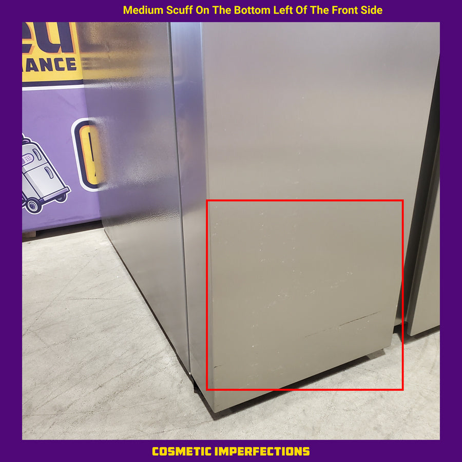Hisense 29.1 cu. ft. Standard Depth Side by Side Refrigerator Stainless Steel 22132SD127 - HRS290P5FSE - Scratch & Dent (Moderate)