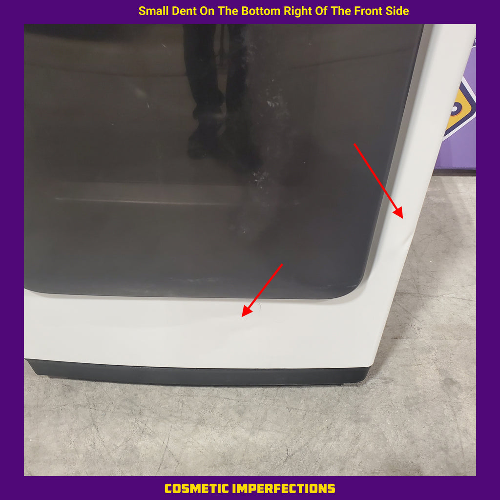 Pictures of Samsung Smart Electric 7.4 Cu. Ft. Dryer with Steam Sanitize in White 1CR04033 - DVE55CG7500E - Certified Refurbished - Neu Appliance Outlet - Discount Appliance Outlet in Austin, Tx