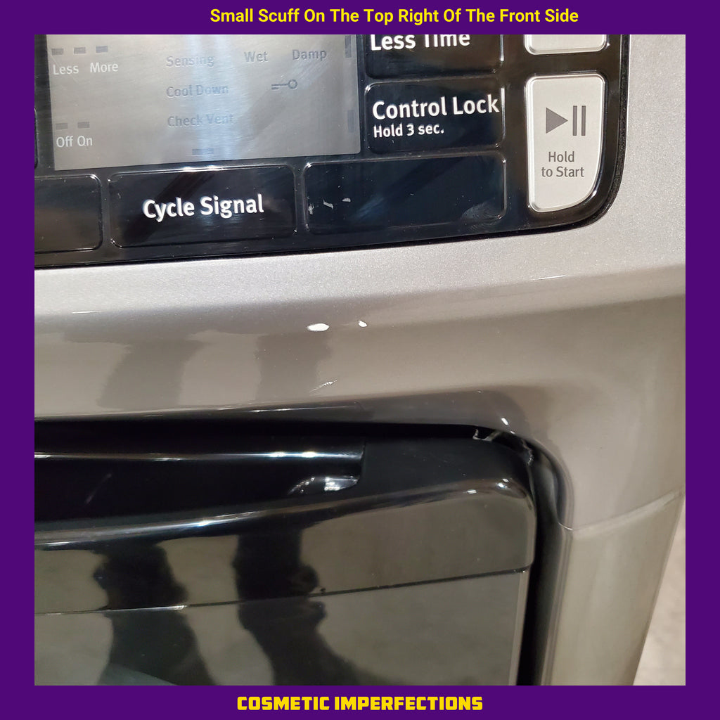 Maytag 4.5-cu ft High Efficiency Stackable Steam Cycle Front-Load Washer MHW5630HC - Scratch & Dent (Minor) and Maytag 7.3-cu ft Stackable Vented ENERGY STAR Electric Dryer 16059 - MED5630HC - Scratch & Dent (Minor)