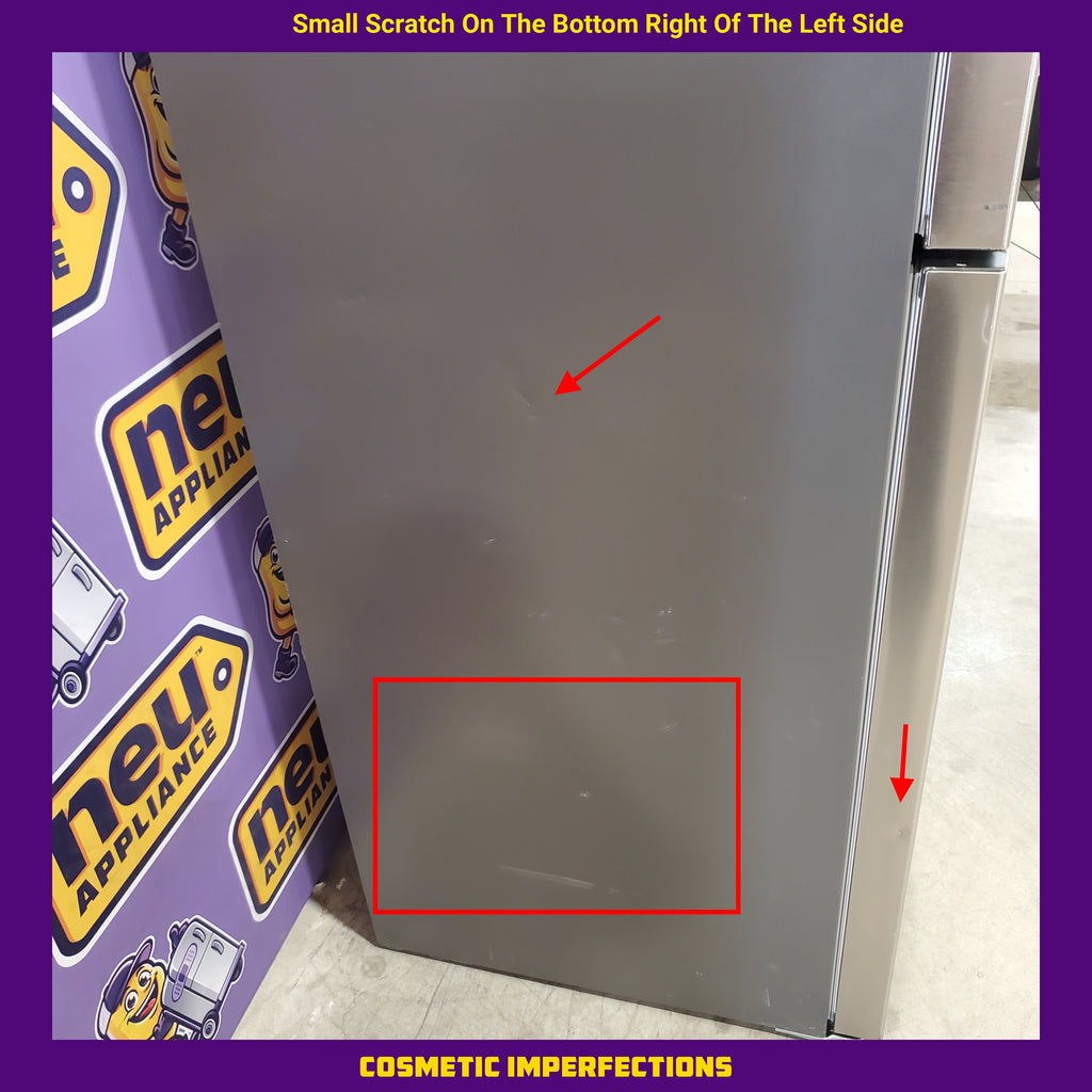 Frigidaire 30" Wide 20 cu ft Top Freezer Refrigerator with EvenTemp™ Cooling System in Stainless Steel FFTR2045VS - Scratch & Dent (Major)