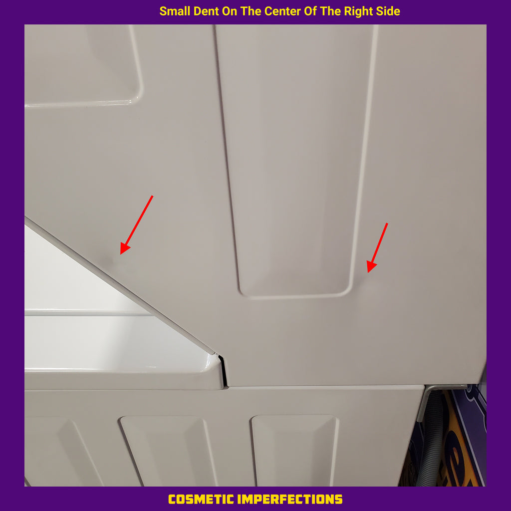 Pictures of Frigidaire White Electric Laundry Center with 3.9 Cu. Ft. Washer and 5.5 Cu. Ft. Dryer FLCE7522AW3 - Certified Refurbished - Neu Appliance Outlet - Discount Appliance Outlet in Austin, Tx