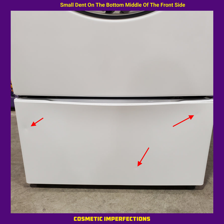 Kenmore 27-Inch 7.4 Cu Ft Electric Dryer Machine with Steam in White 6SD149 - 796.81382410 - Scratch & Dent (Minor)