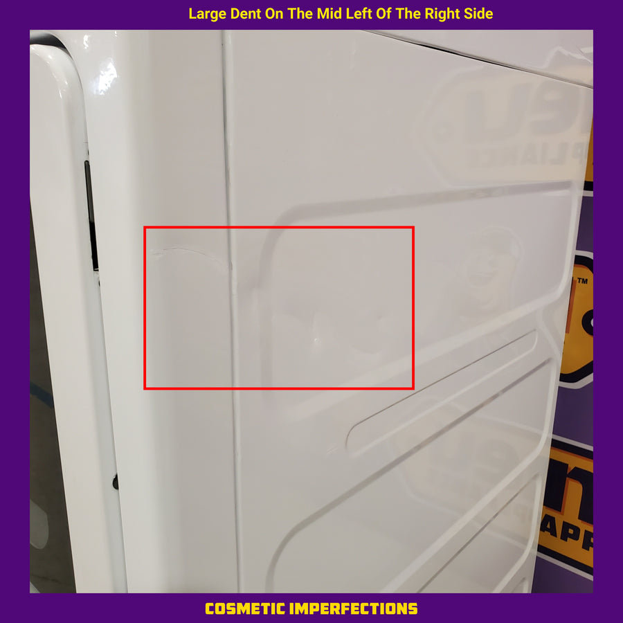 GE Profile™ ENERGY STAR® 5.0 cu. ft. Capacity Washer with Smarter Wash Technology PTW600BSRWS - New in Box and GE Profile™ ENERGY STAR® 7.4 cu. ft. Capacity Electric Dryer with Sanitize Cycle 16229 - PTD60EBSRWS - Scratch & Dent (Moderate)