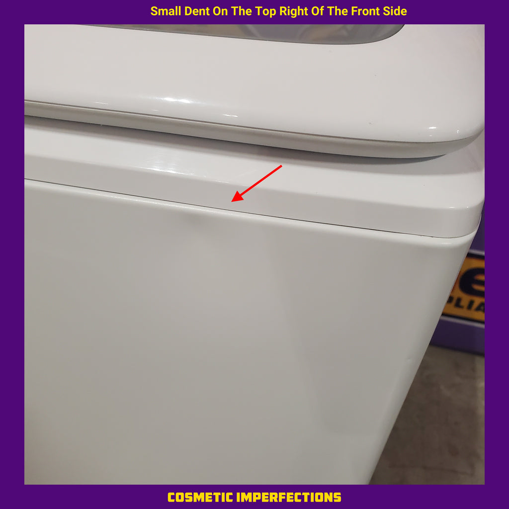 Samsung White Top Load 5.0 Cu. Ft. Washer with Active Water Jet 16096 - WA50R5200AW - Certified Refurbished and Samsung White Electric 7.4 Cu. Ft. Dryer with Sensor Dry 16085 - DVE50R5200W - Certified Refurbished