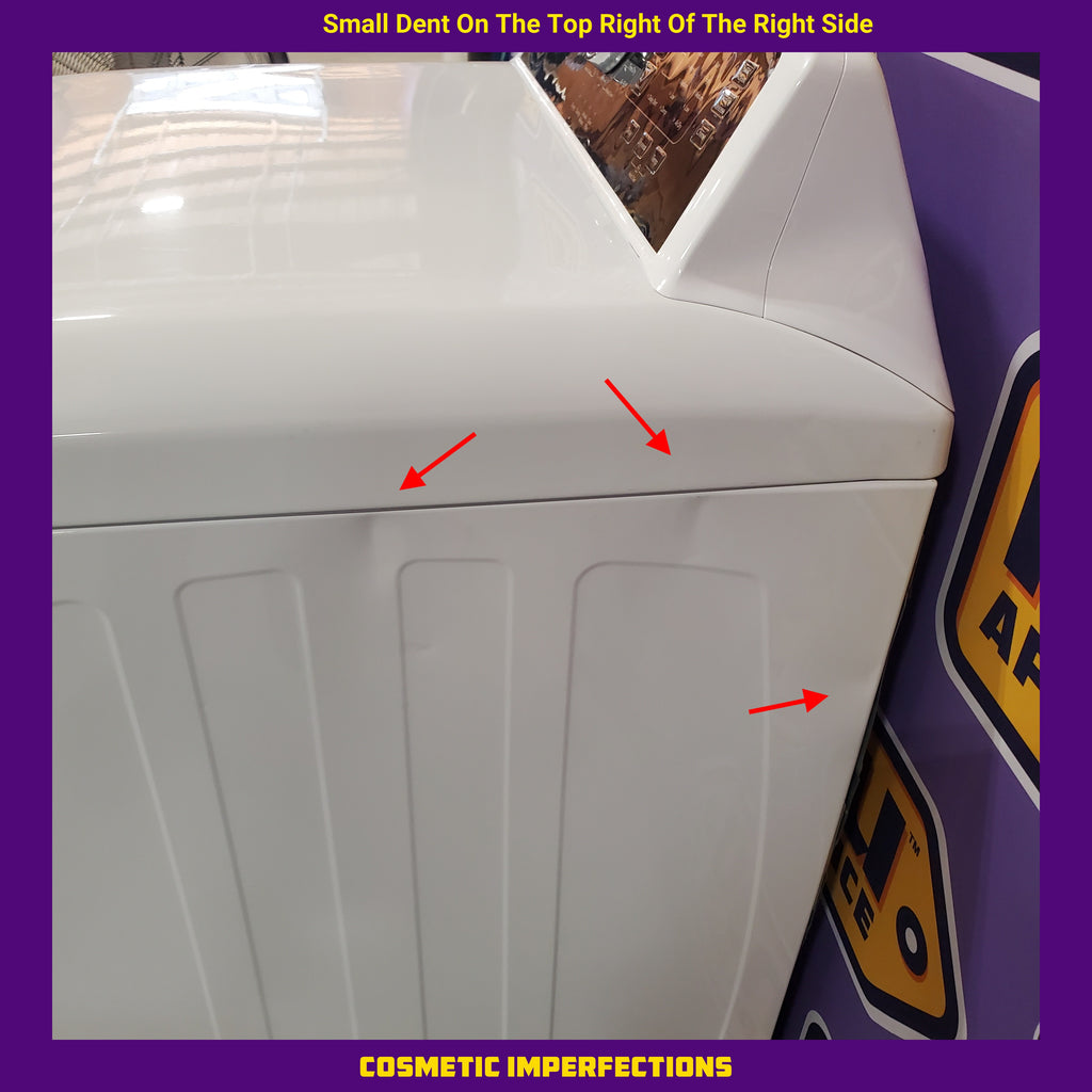 Frigidaire 6.7 Cu. Ft. Electric Dryer with 10 Dry Cycles and Anti-Wrinkle Option 3SD608 - FFRE4120SW - Scratch & Dent (Minor)