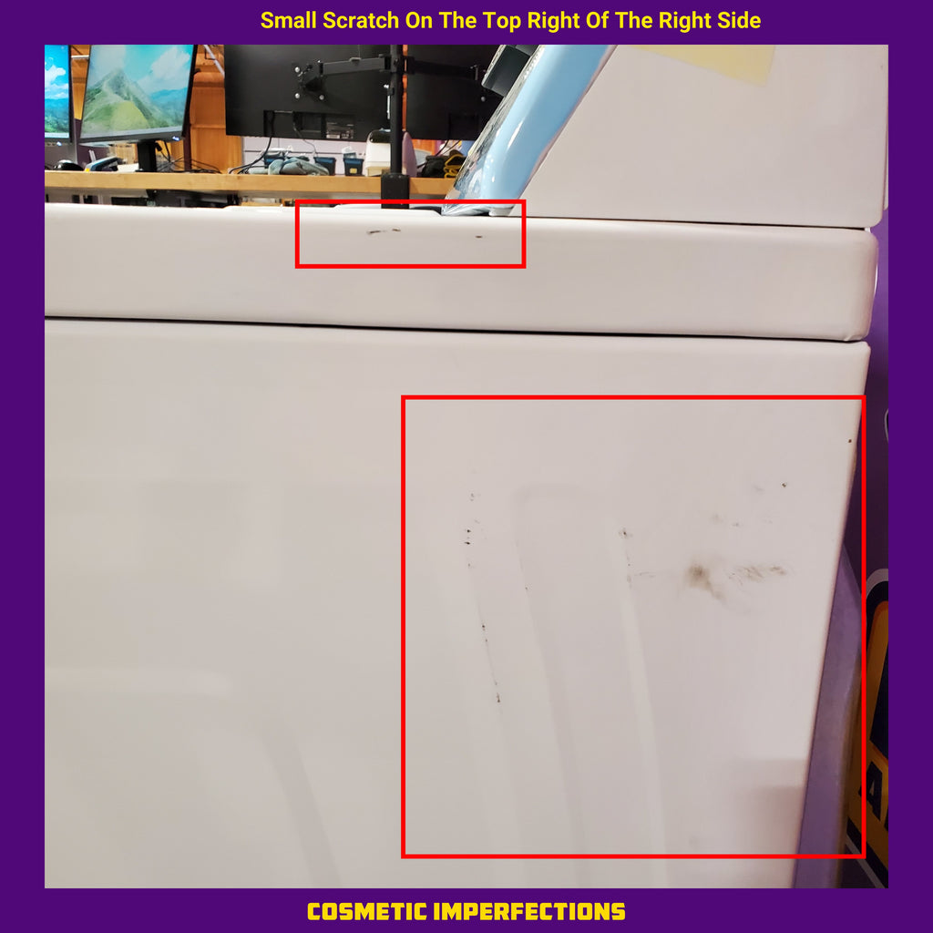 Whirlpool Top Load 3.5 Cu. Ft. Washer with Deep Water Wash Option WTW4816FW - Scratch & Dent (Minor) and Whirlpool Vented 7.0 Cu. Ft. Electric Dryer 16046 - WED4815EW - Scratch & Dent (Minor)