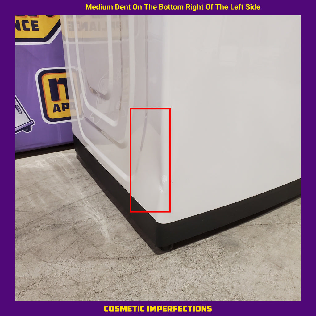 Samsung Smart Top Load 5.5 Cu. Ft. with Auto Dispense Washer WA55CG7500AE - Scratch & Dent (Moderate)  and  Samsung 7.4 cu. ft. Vented Smart Gas Dryer in Ivory with Steam Sanitize+ 16181 - DVG55CG7500E - Scratch & Dent (Moderate)