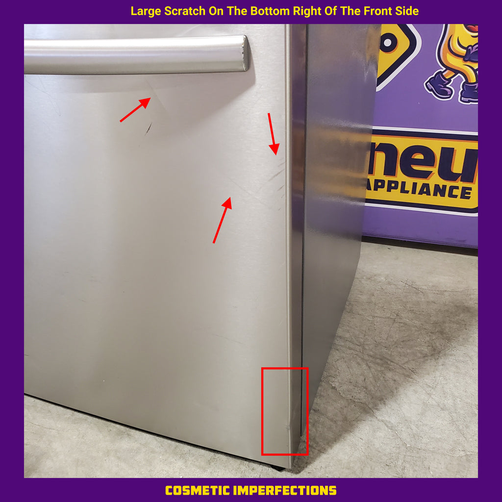 Mora 17.2 cu. ft. Counter Depth Bottom Freezer Refrigerator with LED Interior Lighting 30134SD205 - MRB172N6ASE - Scratch & Dent (Moderate)