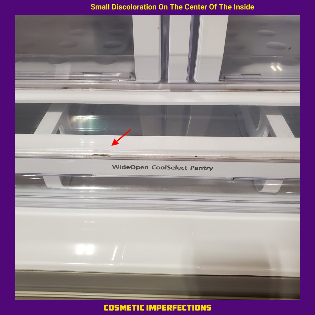 Pictures of Samsung Stainless Steel Counter Depth French Door 23.9 Cu. Ft Refrigerator with Wine Rack RFG238AARS - Certified Refurbished - Neu Appliance Outlet - Discount Appliance Outlet in Austin, Tx