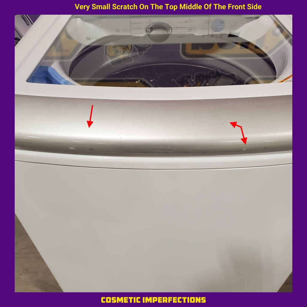 Pictures of LG White Top Load 5.0 Cu. Ft. Mega Capacity Washer with TurboDrum Technology 1CR05086 - WT7150CW - Certified Refurbished - Neu Appliance Outlet - Discount Appliance Outlet in Austin, Tx