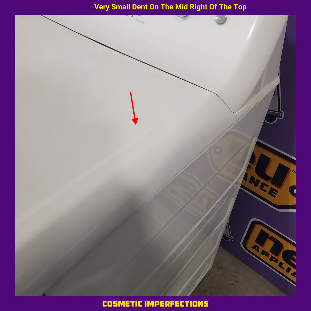 Pictures of GE 6.2 cu. ft. Capacity Electric Dryer with Up To 120 ft. Venting and Shallow Depth GTX22EASKWW - Certified Refurbished - Neu Appliance Outlet - Discount Appliance Outlet in Austin, Tx