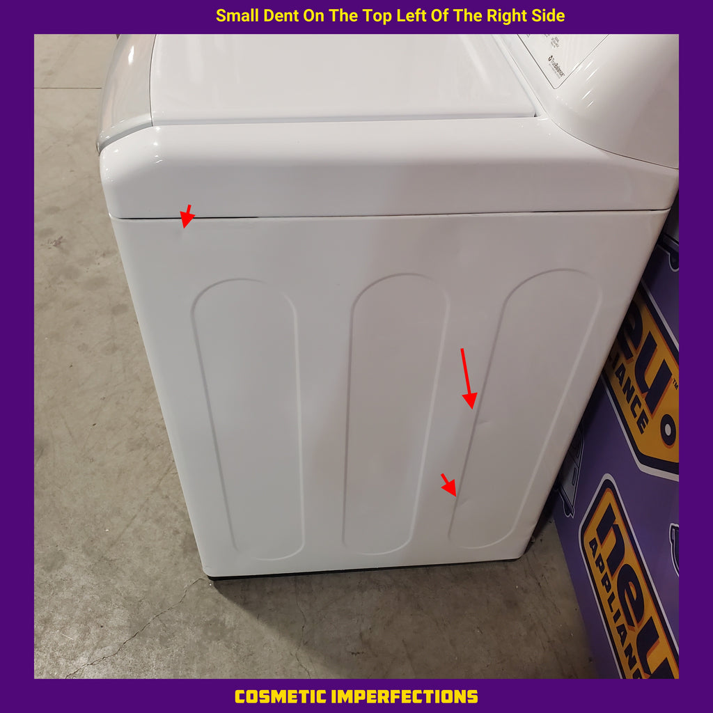 LG 4.5 cu. ft. Ultra Large High Efficiency Top Load Washer w/ WaveForce™ WT4970CW - Certified Refurbished and LG 7.3 cu. ft. Ultra Large Capacity Smart Wi-Fi Enabled Electric Dryer with Sensor Dry Technology 16115 - DLE7300WE - Certified Refurbished