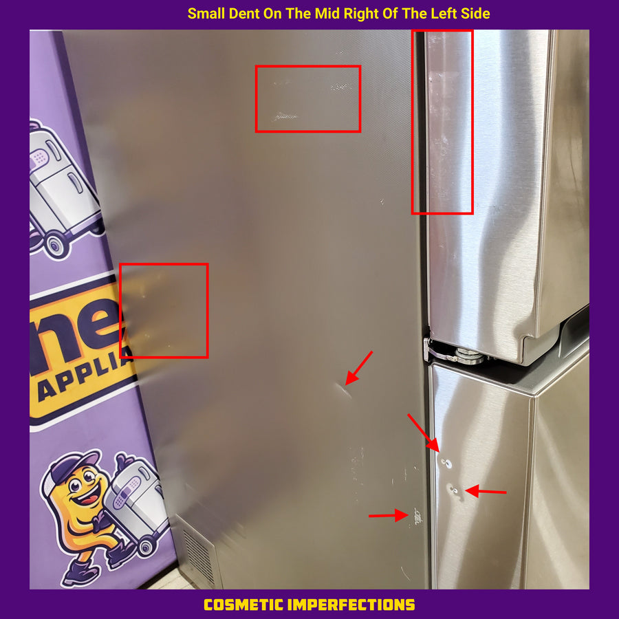 LG 26 cu. ft. Counter-Depth MAX™, French Door Refrigerator, with Craft Ice™ 31133SD120 - LRRXC2606S - Scratch & Dent (Major)