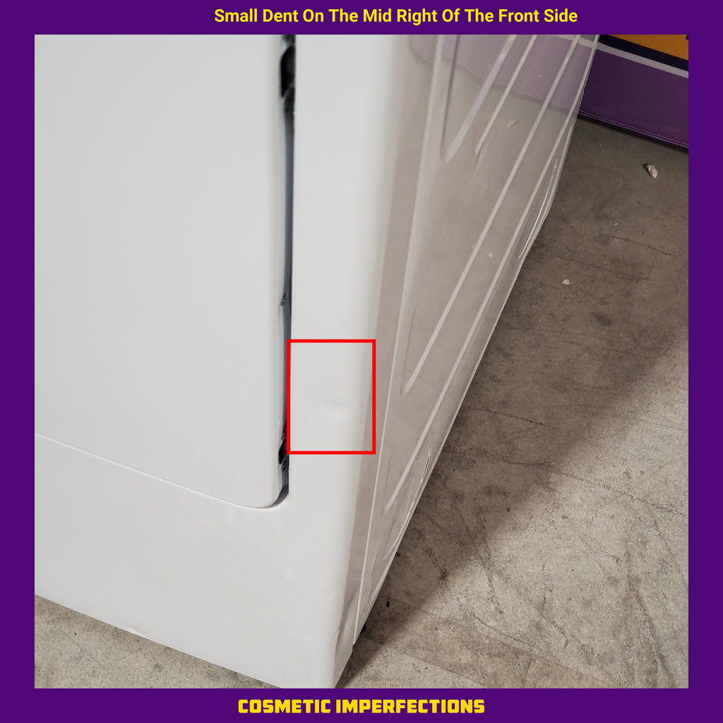 Pictures of GE White Electric 7.2 Cu. Ft. Capacity Dryer with Up to 120 Ft. Venting and Reversible Door 1CR04122 - GTD38EASWWS - Certified Refurbished - Neu Appliance Outlet - Discount Appliance Outlet in Austin, Tx