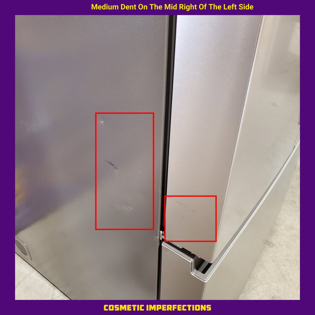 Pictures of Whirlpool French Door 31 Cu. Ft. Refrigerator with Total Coverage Cooling in Fingerprint Resistant Stainless Steel 22231SD301 - WRFF3136SZ - Scratch & Dent (Major) - Neu Appliance Outlet - Discount Appliance Outlet in Austin, Tx