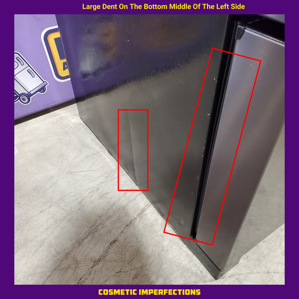 Pictures of KitchenAid Standard-Depth 25.8-cu ft 5-Door with Ice Maker in Black Stainless Steel with PRINTSHIELD Finish 31134SD225 - KRMF706EBS - Scratch & Dent (Minor) - Neu Appliance Outlet - Discount Appliance Outlet in Austin, Tx