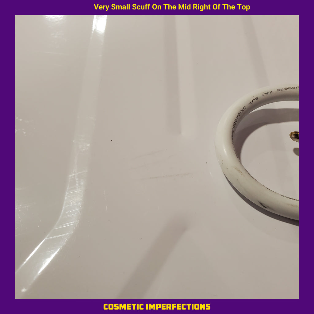 Vibekio 1.8 cu. ft. vented Front Load Stackable Compact Electric Dryer in White 6SD94 - CD-7 - Scratch & Dent (Minor)