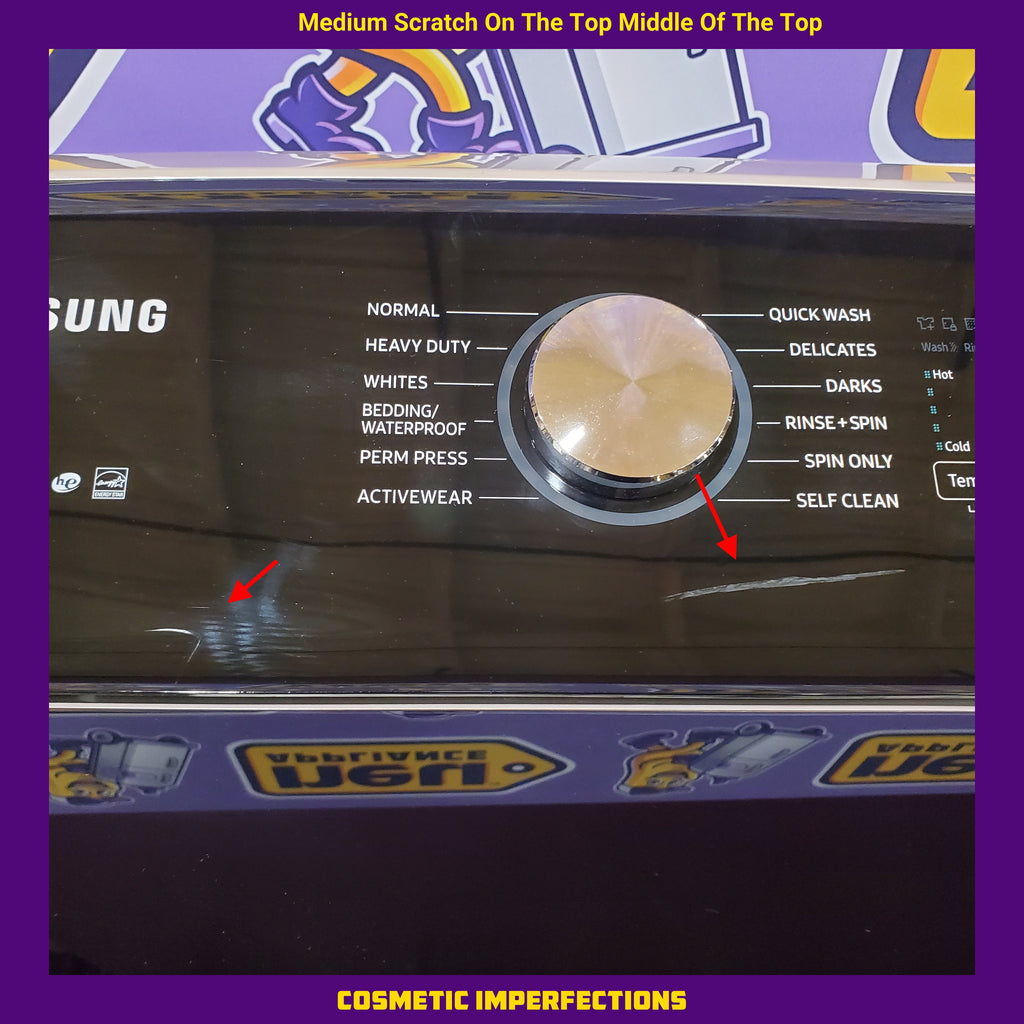 Pictures of Samsung 5.0 cu. ft. High Efficiency Top Load Washer with Active WaterJet in Champagne 1CR03095 - WA50T5300AC - Certified Refurbished - Neu Appliance Outlet - Discount Appliance Outlet in Austin, Tx