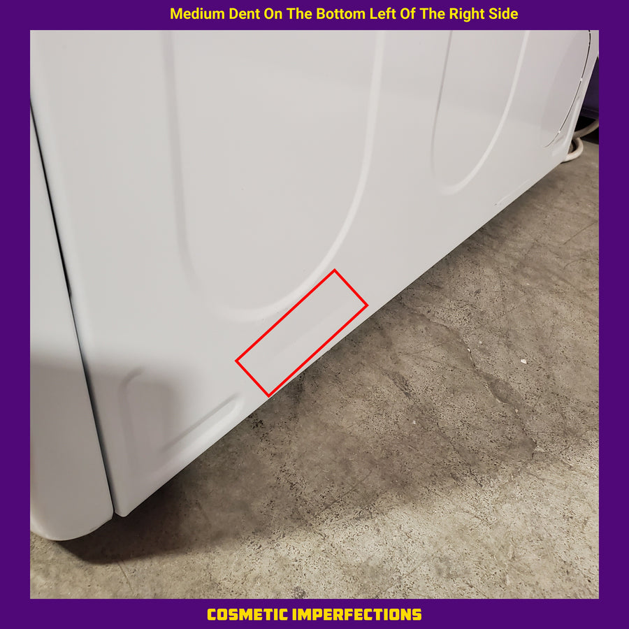 LG 7.4 cu. ft. Ultra Large Capacity Front Load Gas Dryer in White 31133SD158 - DLG3401W - Scratch & Dent (Moderate)