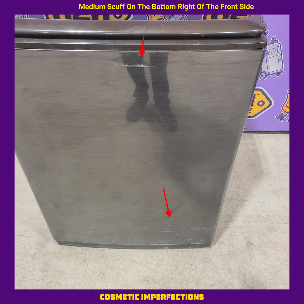 Samsung Stainless Steel 5.0 Cu. Ft. Washer with SuperSpeed and Active WaterJet WA50R5400AV - Certified Refurbished and Samsung Electric 7.4 Cu. Ft. Dryer with PetCare Dry and Steam Sanitize+ 16051 - DVE54CG7150D - Scratch and Dent (Minor)
