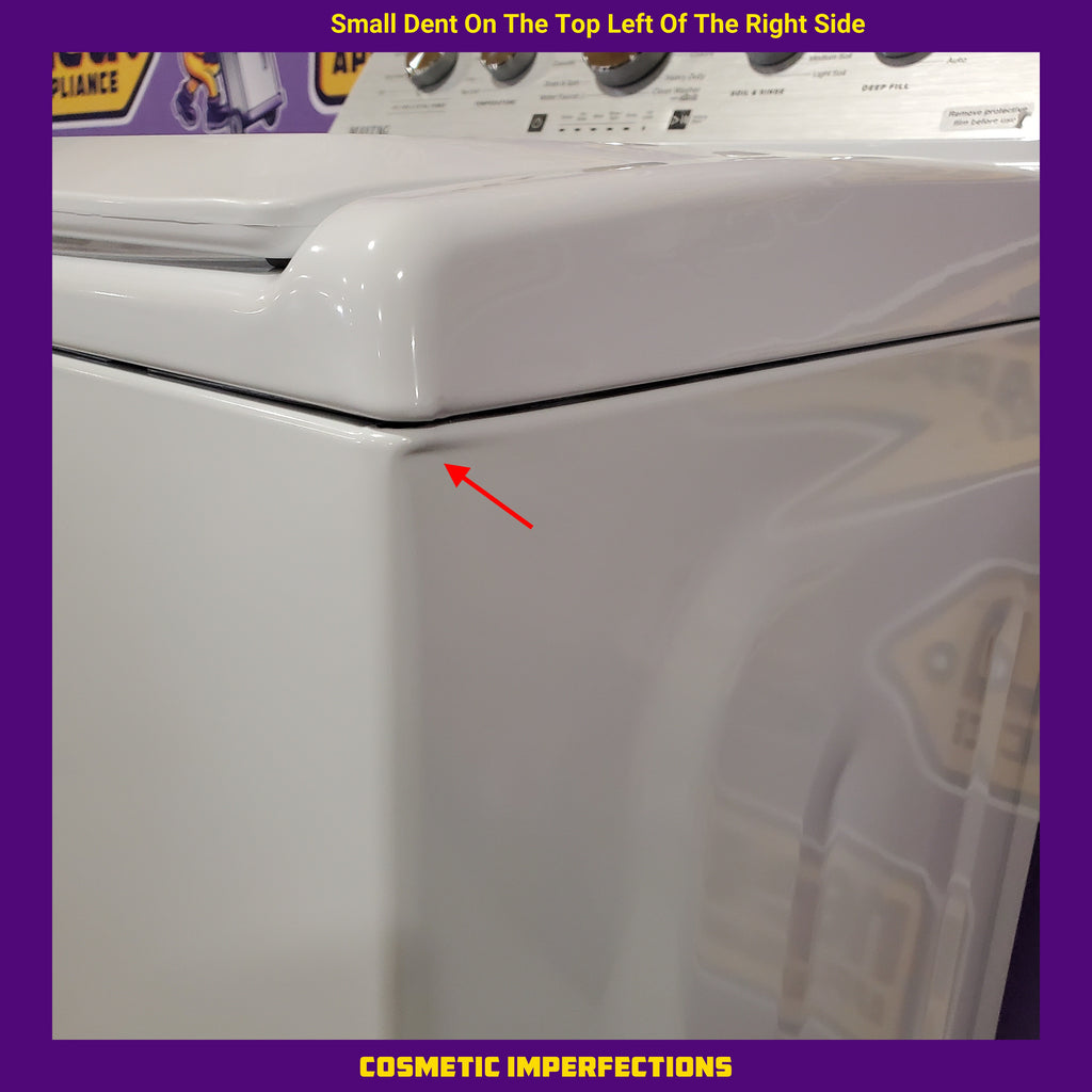 Pictures of Maytag 4.7 cu. ft. Top Load Washer with Agitator, Pet Pro Option and Extra Power in White 22231SD324 - MTW5605RW - Scratch & Dent (Minor) - Neu Appliance Outlet - Discount Appliance Outlet in Austin, Tx