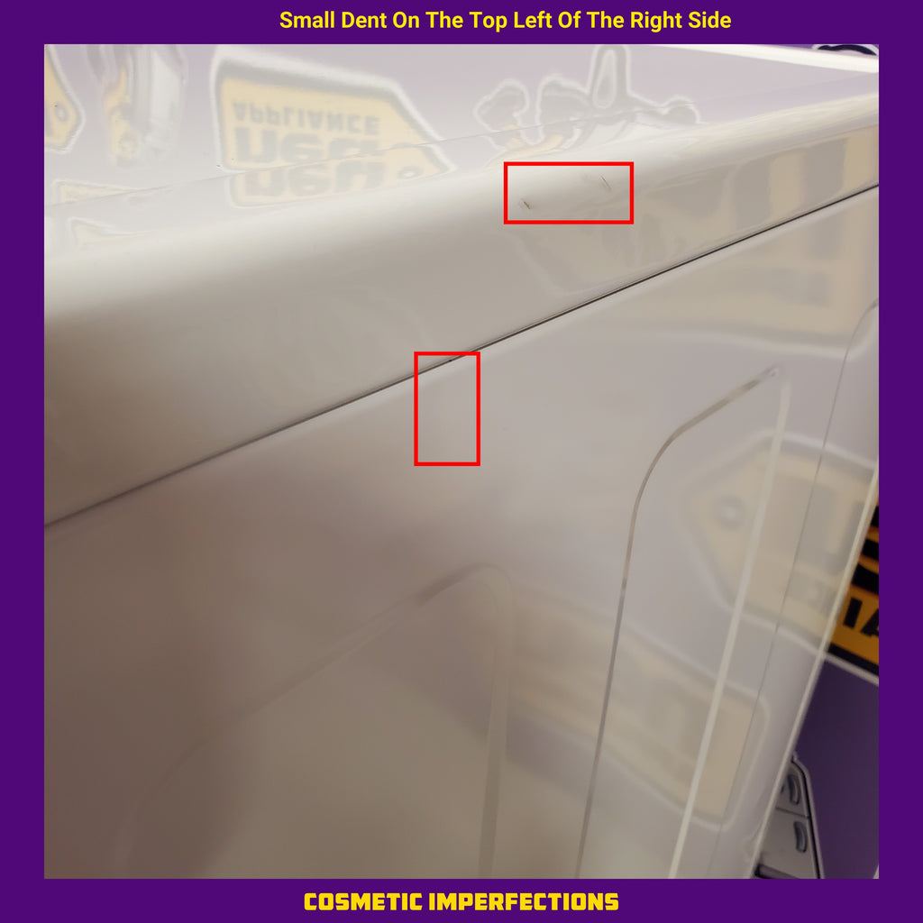 LG 4.5 cu. ft. Front Load Washer with Steam and Built-In Intelligence in White 22133SD176 - WM4000HWA - Scratch & Dent (Minor)