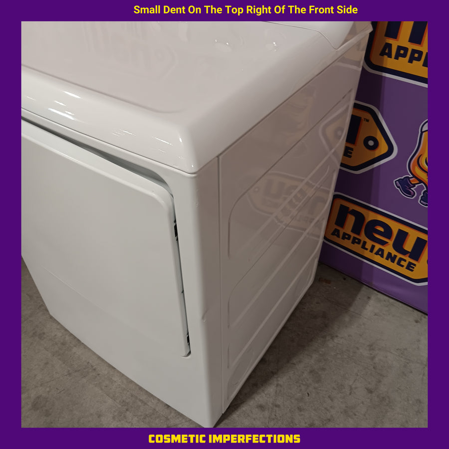 GE White Top Load 4.0 Cu. Ft. Capacity Washer with Stainless Steel Wash Basket GTW325ASWWW - New in Box and  GE ENERGY STAR 7.4 cu. ft. Capacity Aluminized Alloy Drum Electric Dryer with Sensor Dry  16281 - GTD65EBSJWS - Certified Refurbished