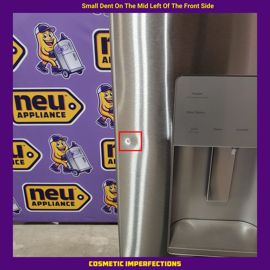 GE ENERGY STAR 25.7 Cu. Ft. Fingerprint Resistant French-Door Refrigerator GFE26JYMFS - Scratch & Dent (Moderate)