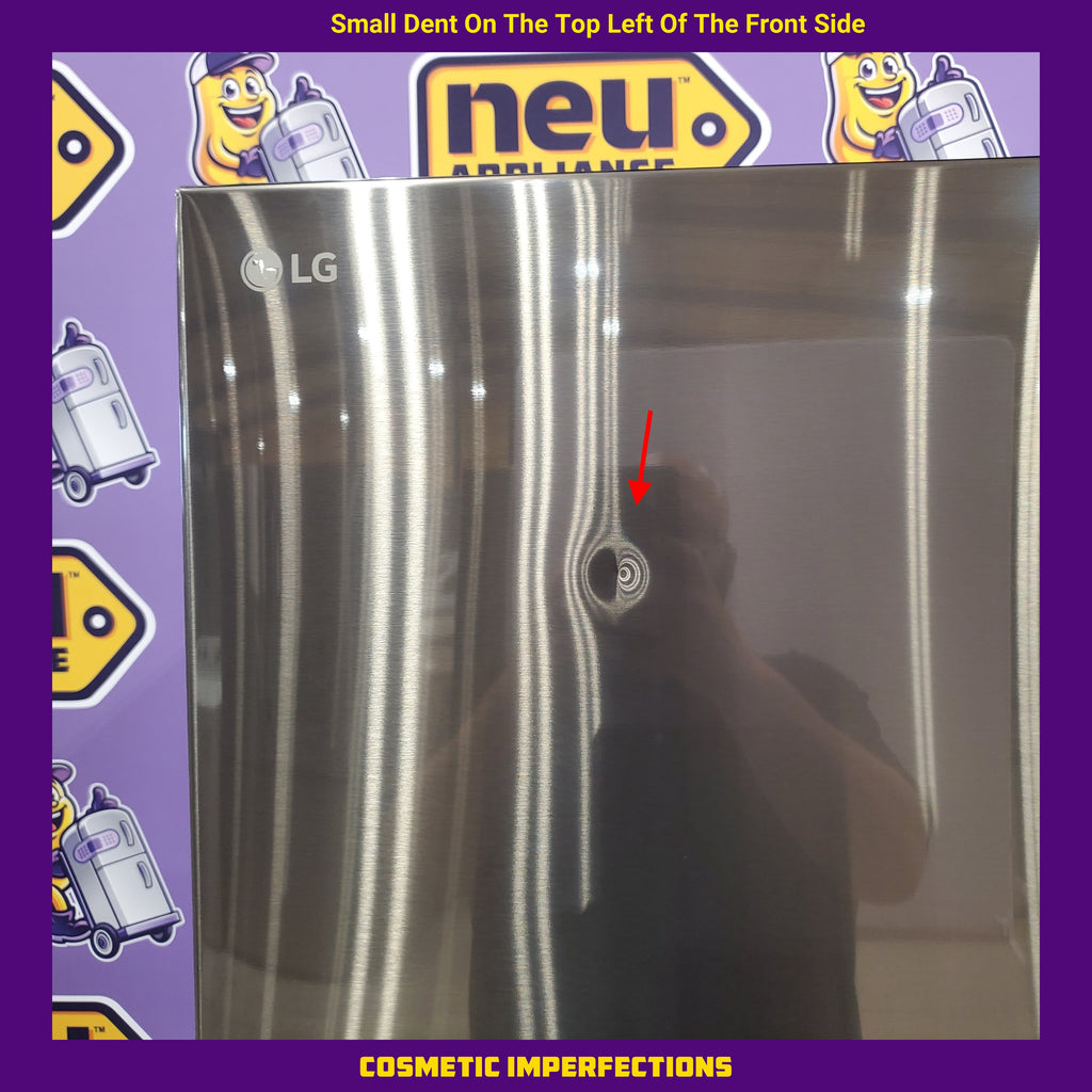 Pictures of LG 26 cu. ft. Smart Counter-Depth MAX French Door Refrigerator with 4 types of ice in PrintProof Black Stainless Steel - 3SD700 - LRYXC2606S- Scratch & Dent (Minor - Neu Appliance Outlet - Discount Appliance Outlet in Austin, Tx