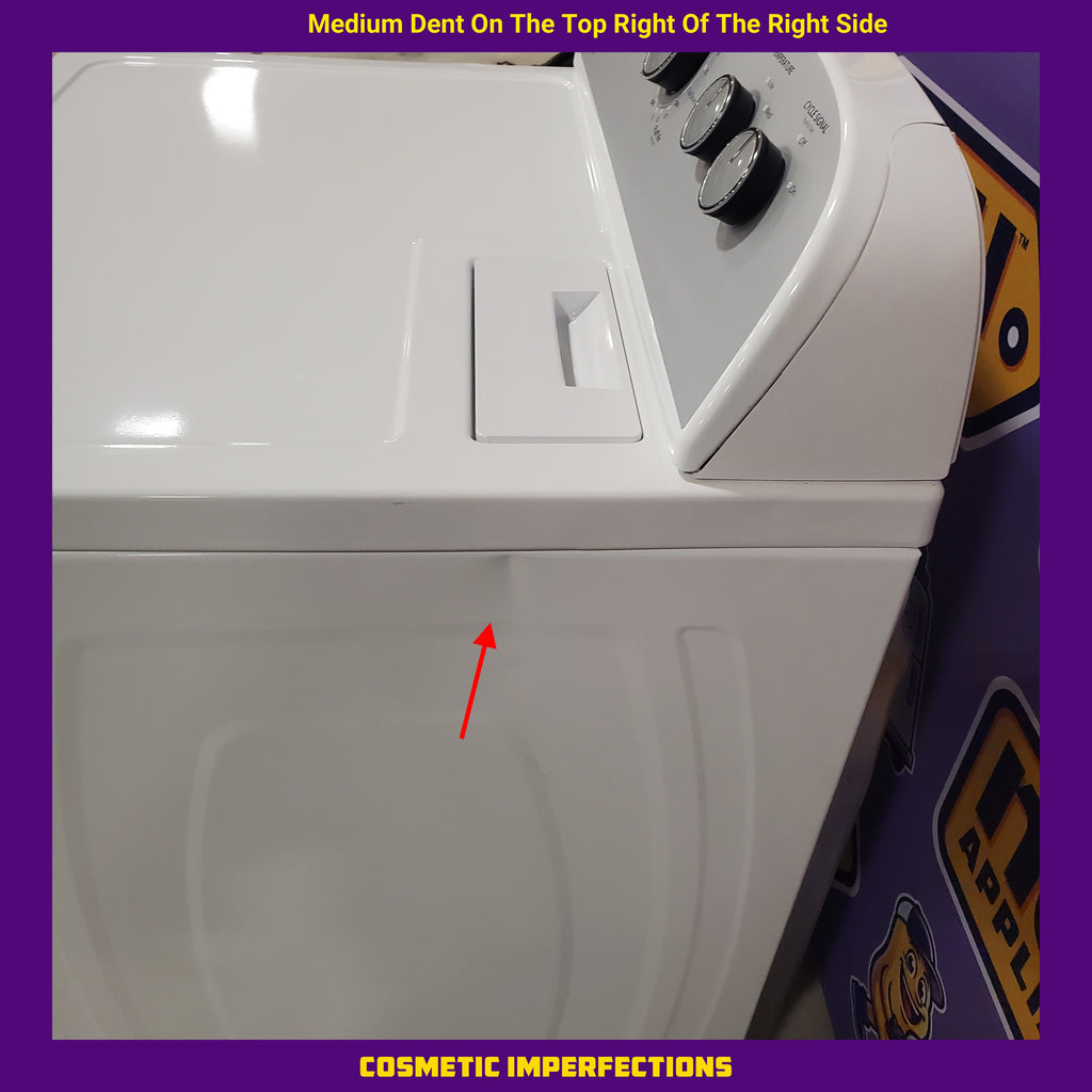 Pictures of Whirlpool Top Load 3.8 Cu. Ft. Washer with Soaking Cycles WTW4955HW and Whirlpool Top Load Electric 7.0 Dryer with AutoDry Drying System WED4950HW - Scratch and Dent (Minor) - Neu Appliance Outlet - Discount Appliance Outlet in Austin, Tx
