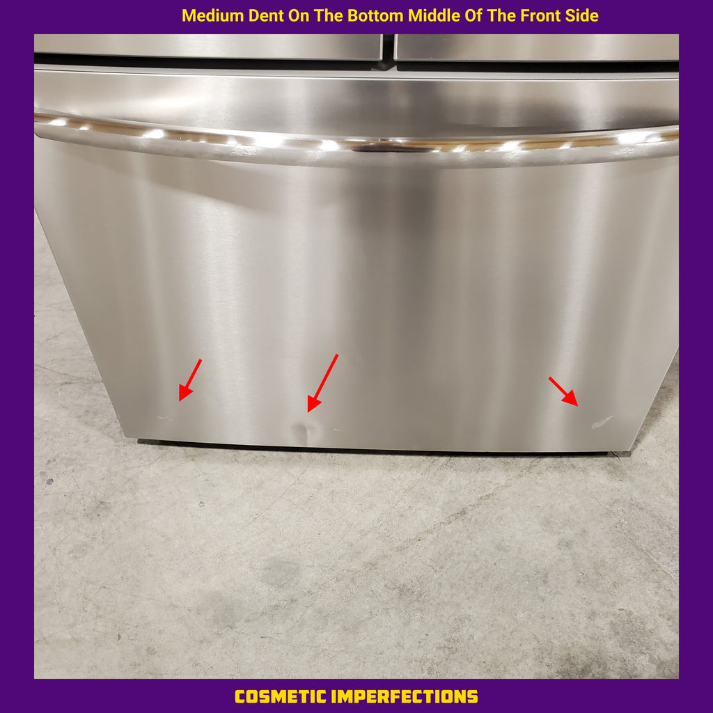 Pictures of Frigidaire 27.8-cu ft ENERGY STAR French Door Refrigerator with Dual Ice Maker in Fingerprint Resistant Stainless Steel 3SD1099 - GRFS2853AF - Scratch & Dent (Minor) - Neu Appliance Outlet - Discount Appliance Outlet in Austin, Tx