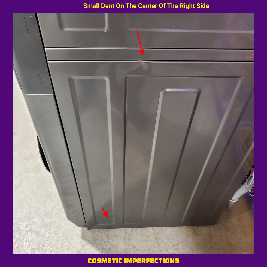 Pictures of Electrolux Laundry Tower Single Unit Front Load 4.5 Cu. Ft. Washer and 8 Cu. Ft. Gas Dryer in Titanium ELTG7600AT - Scratch & Dent (Minor) - Neu Appliance Outlet - Discount Appliance Outlet in Austin, Tx