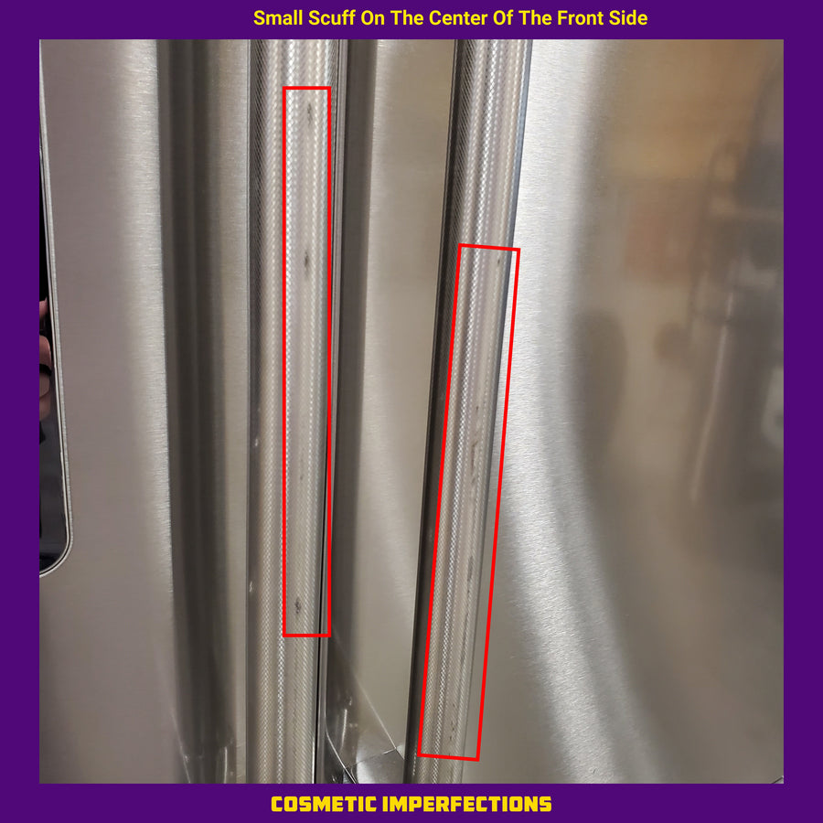 KitchenAid 23.8 cu. ft. Counter-Depth French Door Platinum Interior Refrigerator with PrintShield™ Finish 31133SD123 - KRFC704FPS - Scratch and Dent (Moderate)