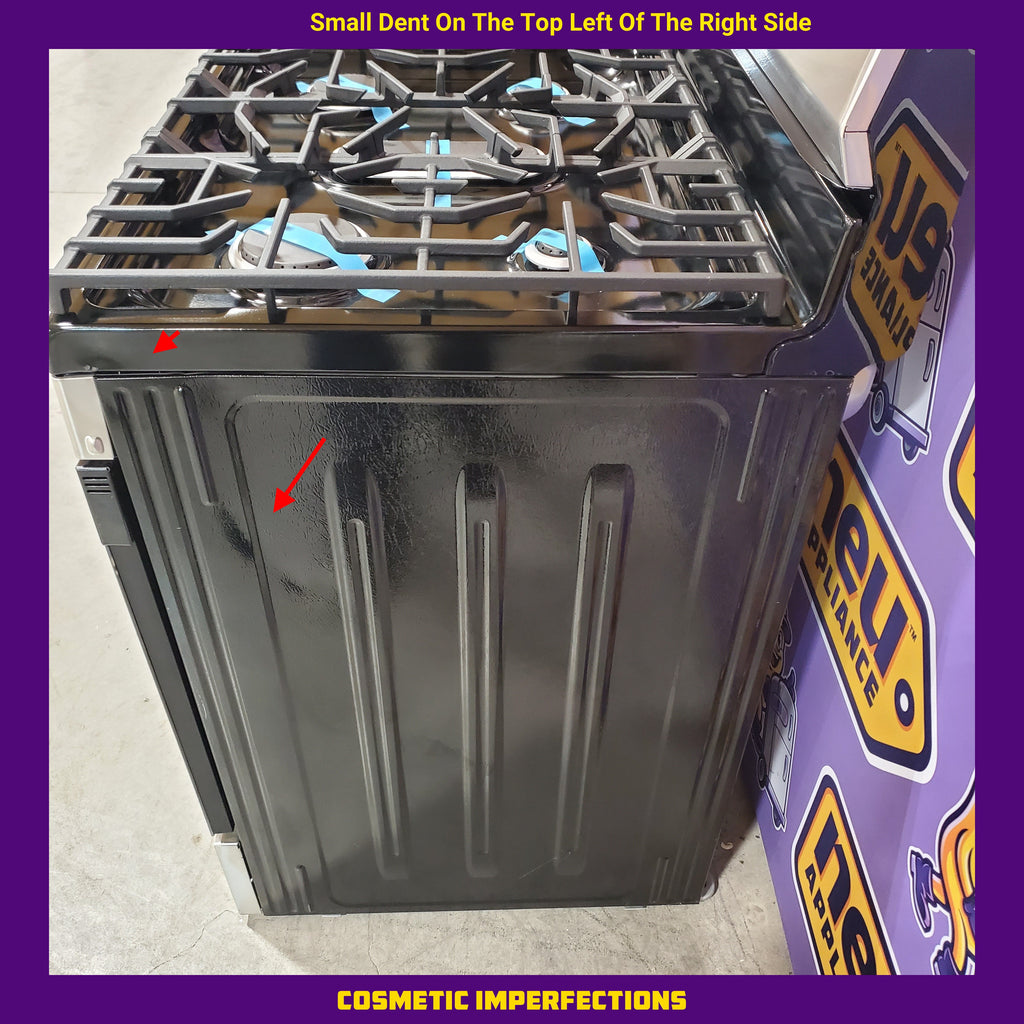 Frigidaire Stainless Steel Gas Range with Air Fry and Five Burner Cooktop 17SD096 - FCRG3083AS - Scratch & Dent (Minor)