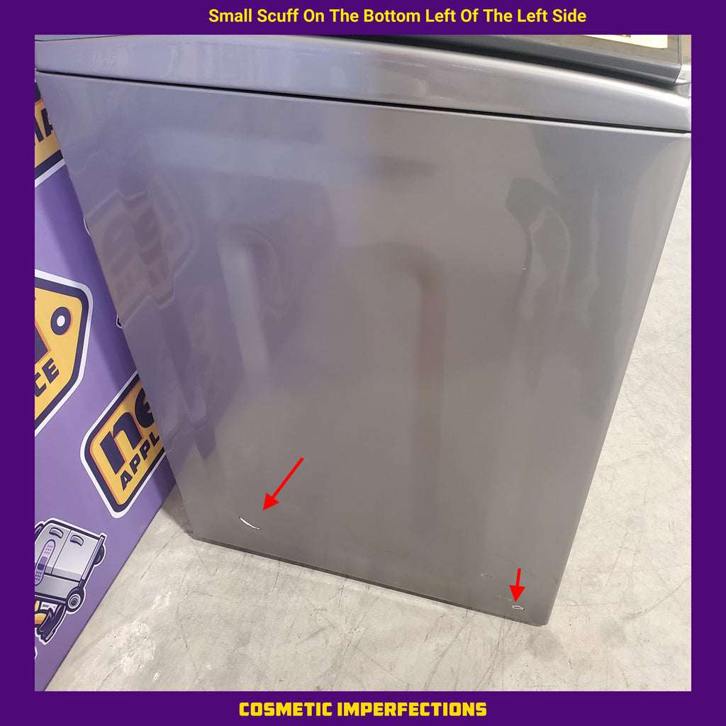 Pictures of Whirlpool Chrome Shadow Top Load 5.2 Cu. Ft. Washer with Removable Agitator WTW8127LC and Whirlpool Chrome Shadow Electric 7.4 Cu. Ft. Dryer with Moisture Sensor WED8127LC - Scratch and Dent Minor - Neu Appliance Outlet - Discount Appliance Outlet in Austin, Tx