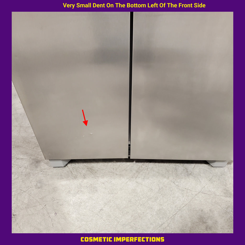 Pictures of Frigidaire 33" Wide 22.3 cu. ft. ENERGY STAR Side by Side Refrigerator Stainless Steel with Exterior Water and Ice Dispenser 20SD102 - FRSS2323AS - Scratch & Dent (Minor) - Neu Appliance Outlet - Discount Appliance Outlet in Austin, Tx