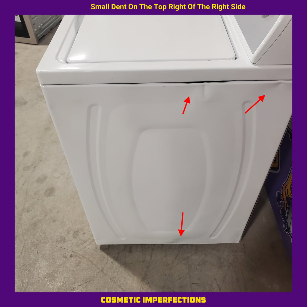 Pictures of Whirlpool Top Load 3.8 Cu. Ft. Washer with Soaking Cycles WTW4955HW and Whirlpool Top Load Electric 7.0 Dryer with AutoDry Drying System WED4950HW - Scratch and Dent (Minor) - Neu Appliance Outlet - Discount Appliance Outlet in Austin, Tx