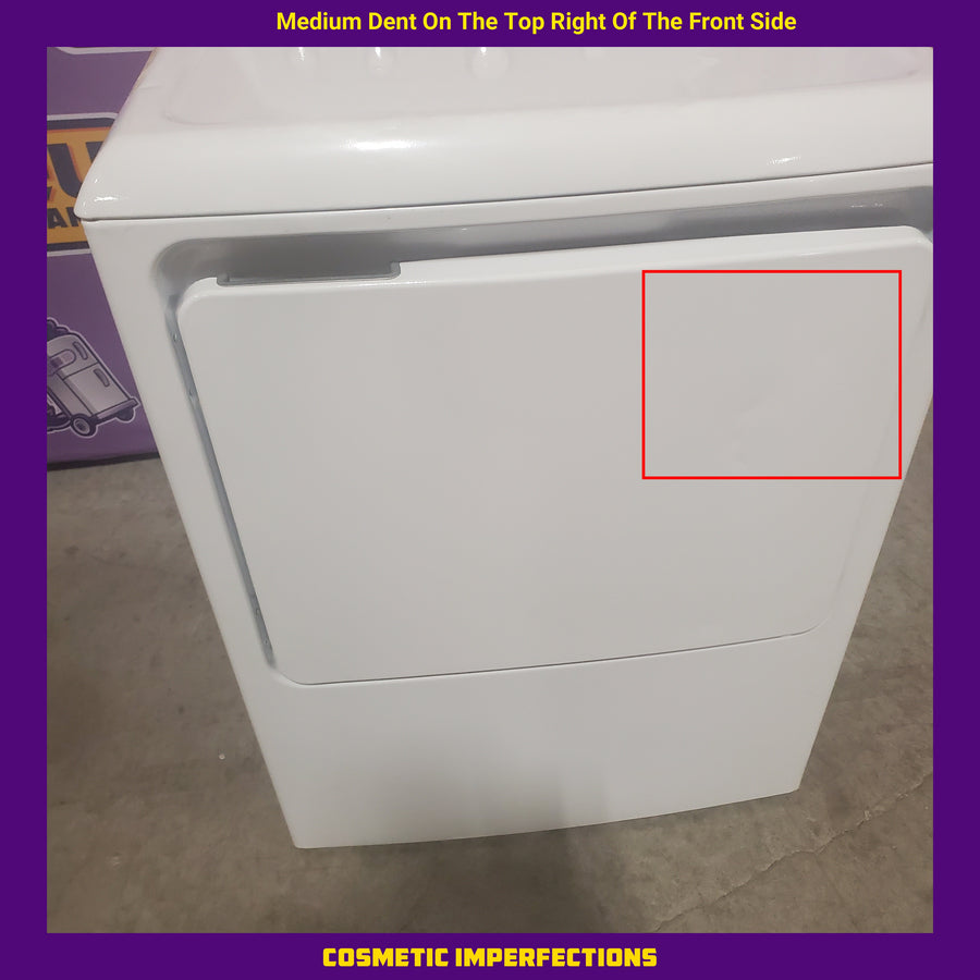 GE High Efficiency Agitator Medium 4.2-cu ft Top-Load Washer in White GTW485ASJWS - Certified Refurbished and GE White Electric 7.2 Cu. Ft. Dryer with Aluminized Alloy Drum 16291 - GTD45EASJWS - Certified Refurbished