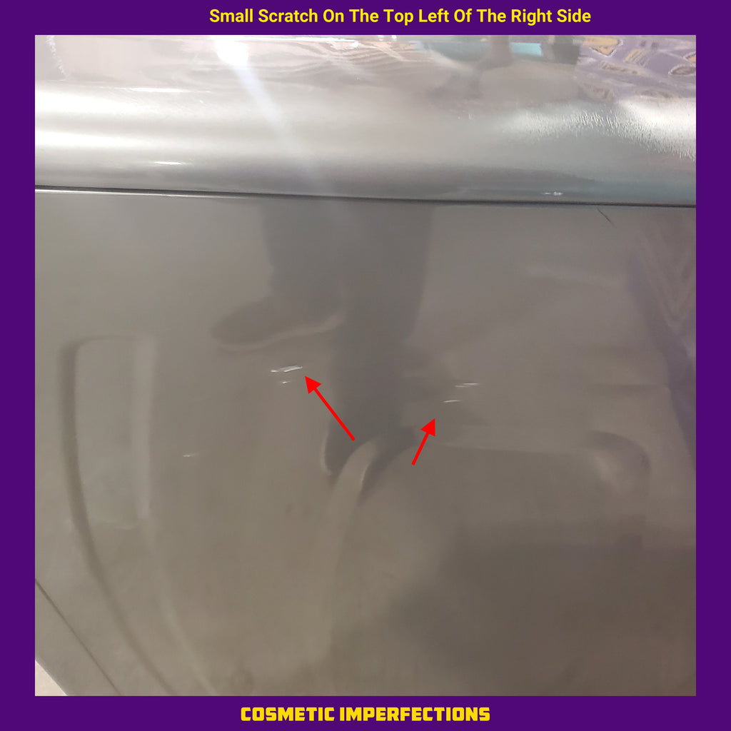 Pictures of Maytag Metallic Slate Smart Front Load Electric 7.3 Cu. Ft. Dryer with Extra Power and Advanced Moisture Sensing Plus MED8630HC - Scratch and Dent (Moderate) - Neu Appliance Outlet - Discount Appliance Outlet in Austin, Tx