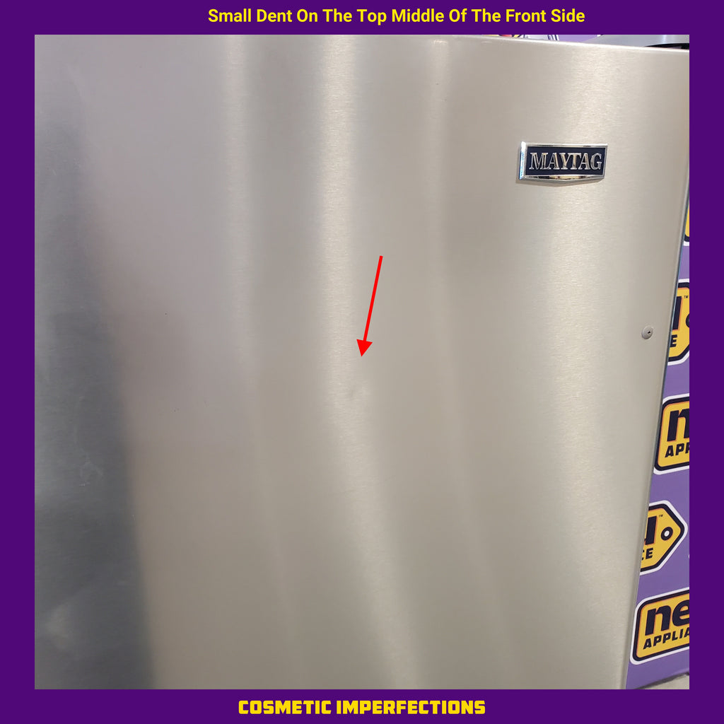 Pictures of Maytag Fingerprint Resistant Stainless Steel 19 Cu. Ft. Bottom Mount Refrigerator with FreshLock Crispers and BrightSeries LED Lighting MBF1958FEZ - Certified Refurbished - Neu Appliance Outlet - Discount Appliance Outlet in Austin, Tx
