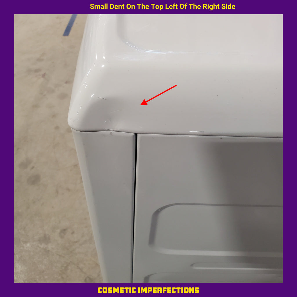 Pictures of GE White Electric Aluminized Alloy Drum 7.2 Cu. Ft. Capacity Dryer with Sensor Dry and Extended Tumble GTD45EASJWS - Certified Refurbished - Neu Appliance Outlet - Discount Appliance Outlet in Austin, Tx