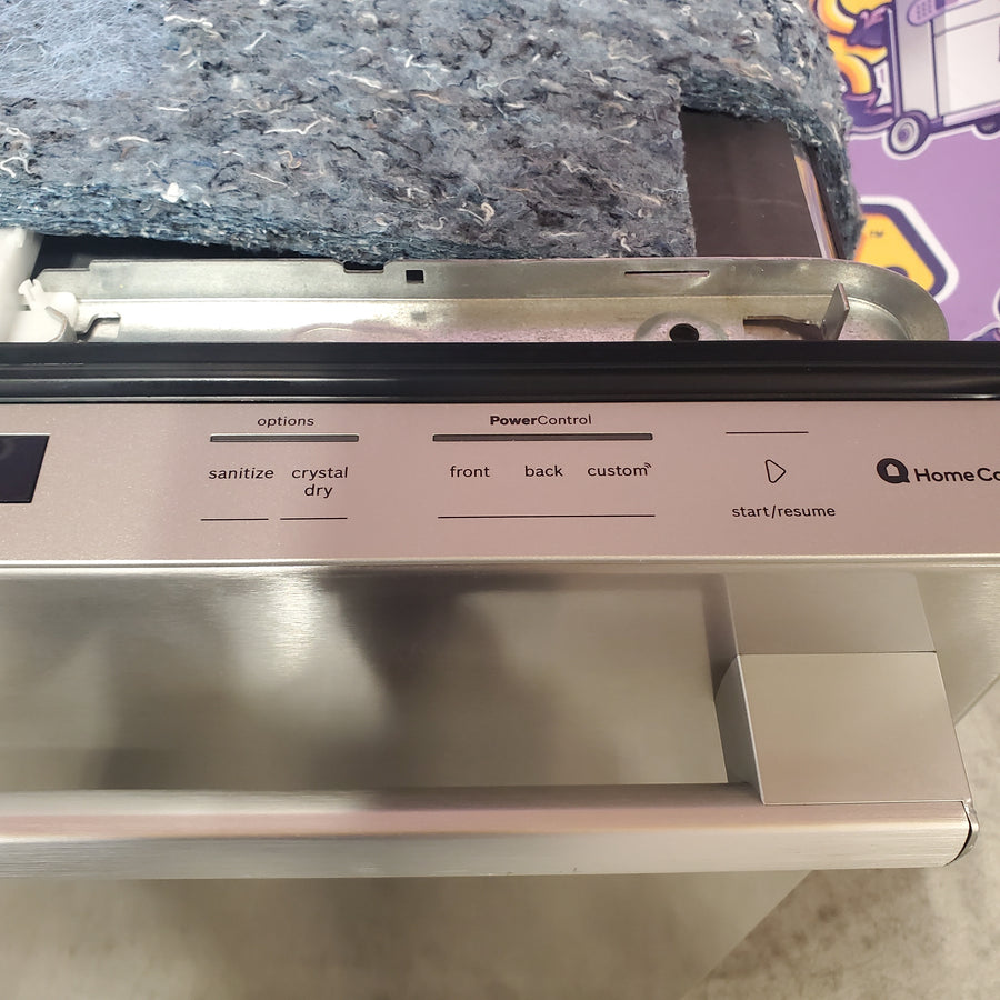 Bosch 800 Series 24-in Top Control Built-in Dishwasher With Third Rack, PowerControl and CrystalDry, 42-Decibel in Stainless Steel SHX78CM5N - Scratch & Dent (Minor)