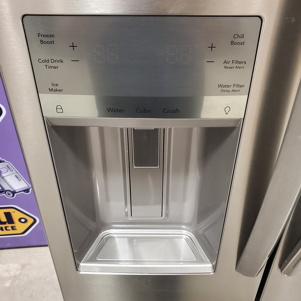 Frigidaire Gallery 22 Cu. Ft. 4-Door Counter-depth French Door Refrigerator with Ice Maker (Fingerprint Resistant Stainless Steel) ENERGY STAR 3SD1012 - GRMC2273CF - Scratch and Dent (Moderate)