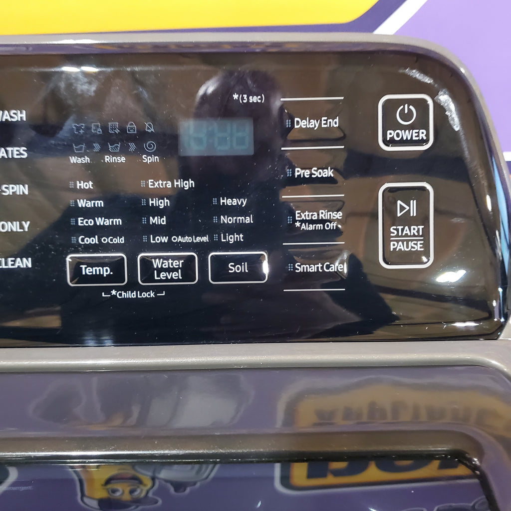 Pictures of Samsung 4.5 cu. ft. Capacity Top Load Washer with Active WaterJet in Platinum 1CR03077 - WA45T3400AP - Certified Refurbished - Neu Appliance Outlet - Discount Appliance Outlet in Austin, Tx