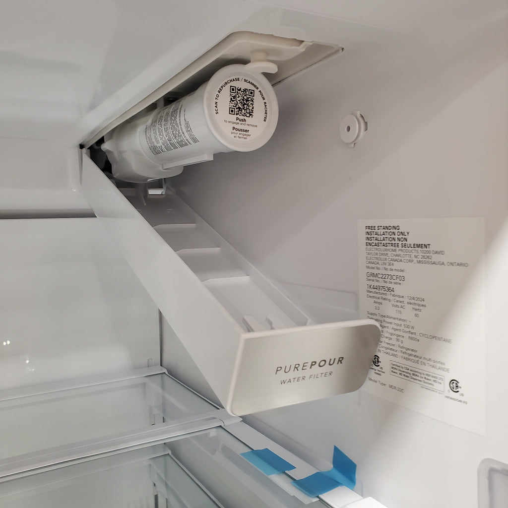 Pictures of Frigidaire Gallery 22 Cu. Ft. 4-Door Counter-depth French Door Refrigerator with Ice Maker (Fingerprint Resistant Stainless Steel) ENERGY STAR 20SD142 - GRMC2273CF - Scratch & Dent (Moderate) - Neu Appliance Outlet - Discount Appliance Outlet in Austin, Tx