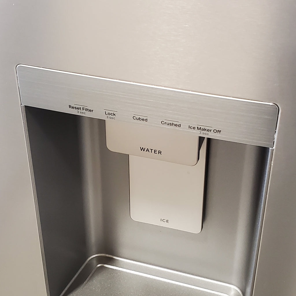 Pictures of Whirlpool 36-Inch French Door Refrigerator in Fingerprint Resistant Stainless Finish with In-Door Water and Ice Maker - 30 cu. ft. WRFF3536SZ - Open Box - Neu Appliance Outlet - Discount Appliance Outlet in Austin, Tx