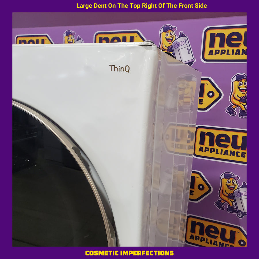 LG Front Load Wash Tower with Center Control 4.5 Cu. Ft. Washer and 7.4 Cu. Ft. Dryer WKE100HWA - Scratch & Dent (Moderate)