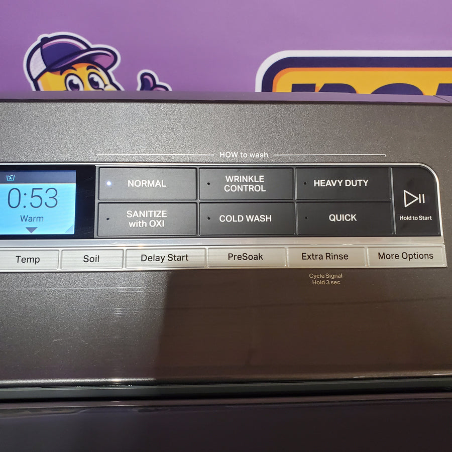Whirlpool Chrome Shadow 5.2 - 5.3 cu. ft. ENERGY STAR Top Load Washer with 2 in 1 Removable Agitator and Load & Go™ Dispenser WTW8127LC - Open Box